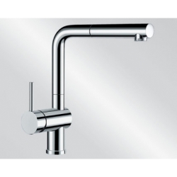 Bateria Blanco LINUS-S chrom z dźwignią po lewej stronie 514016